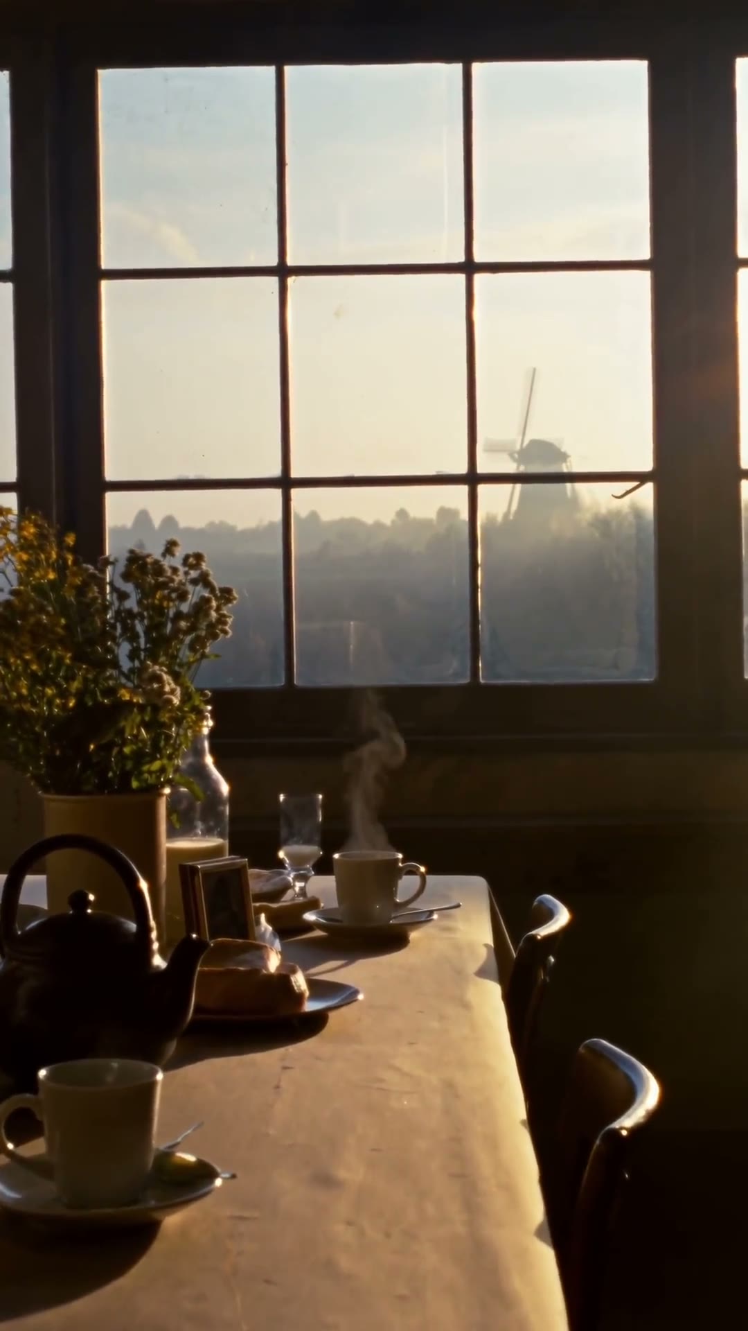 Stilbeeld uit de voorbeeld-sfeervideo voor een B&B / landschap