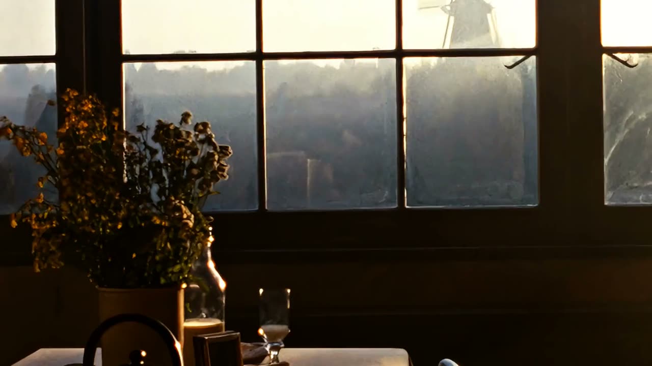Stilbeeld uit de voorbeeld-sfeervideo voor een B&B / hotel